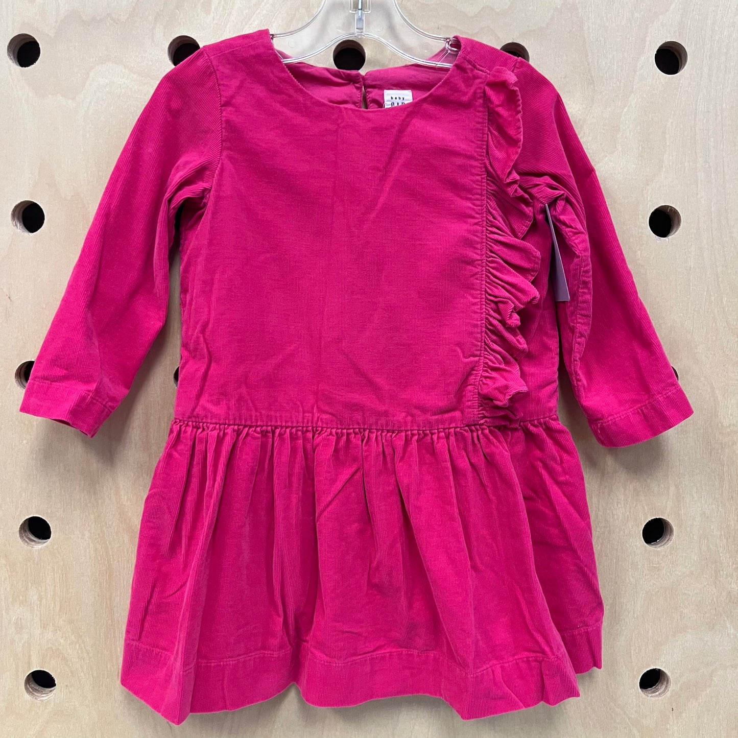 Pink Corduroy Dress