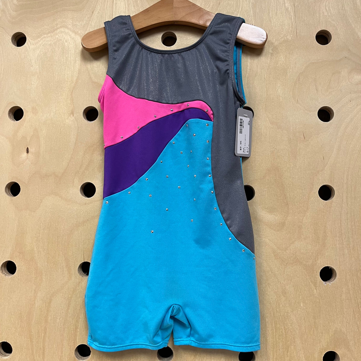 Blue & Grey Leotard