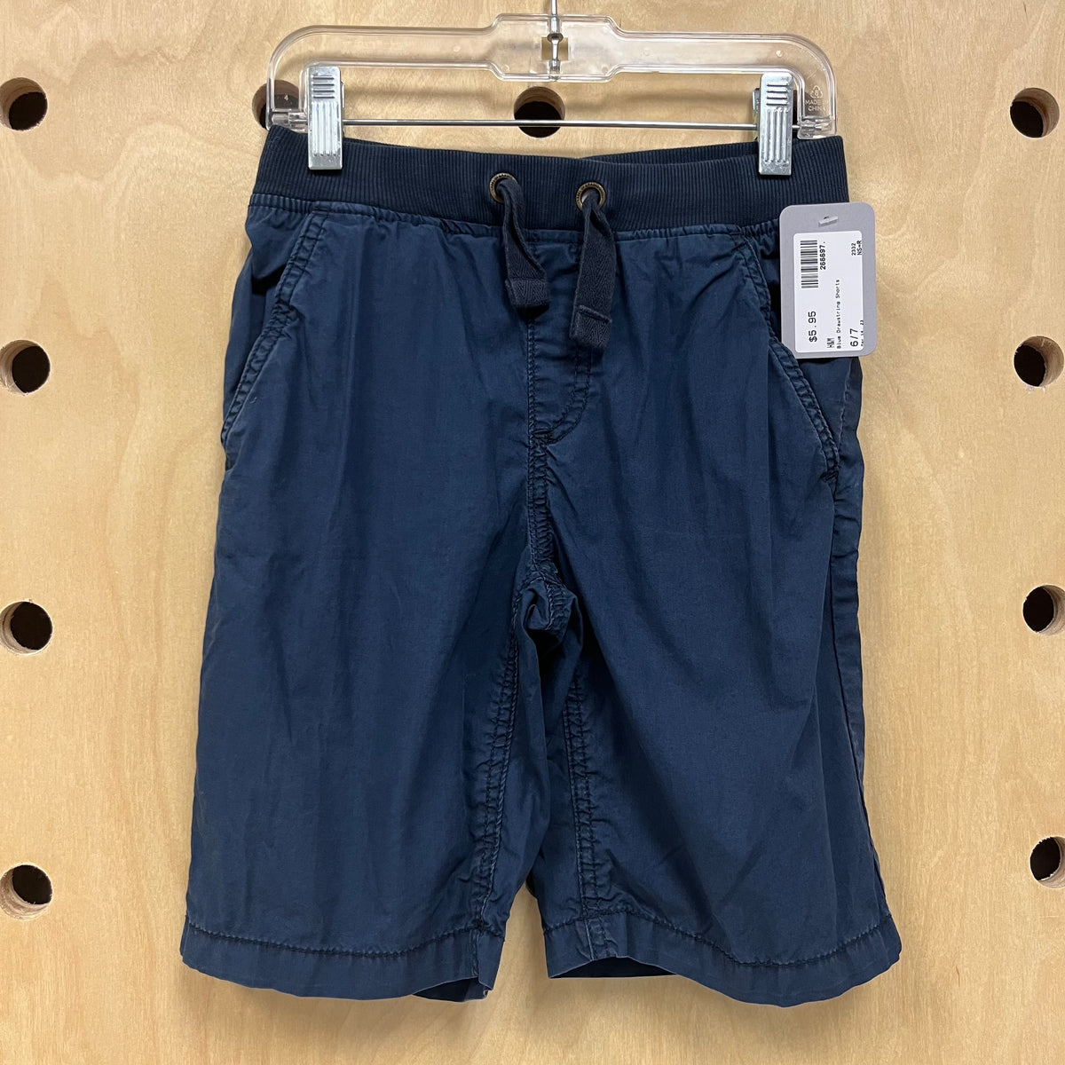 Blue Drawstring Shorts