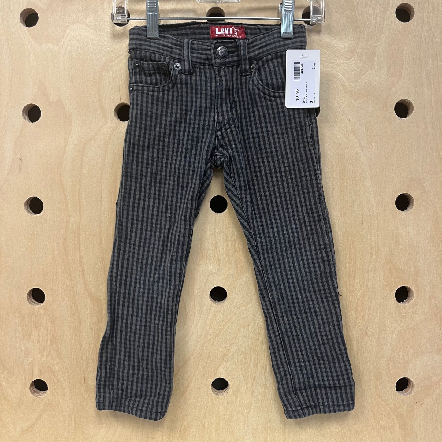 Grey & Black Denim