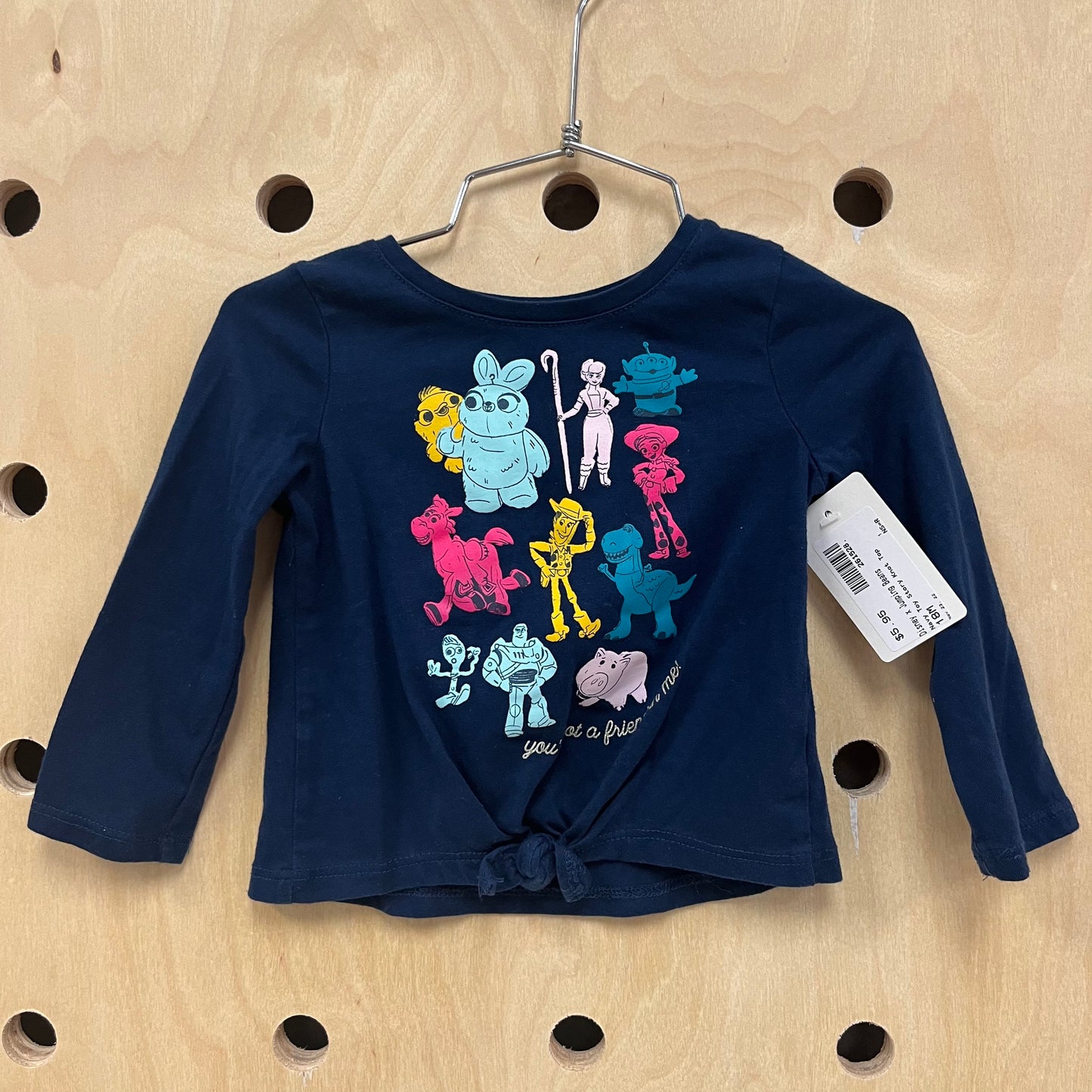 Navy Toy Story Knot Top