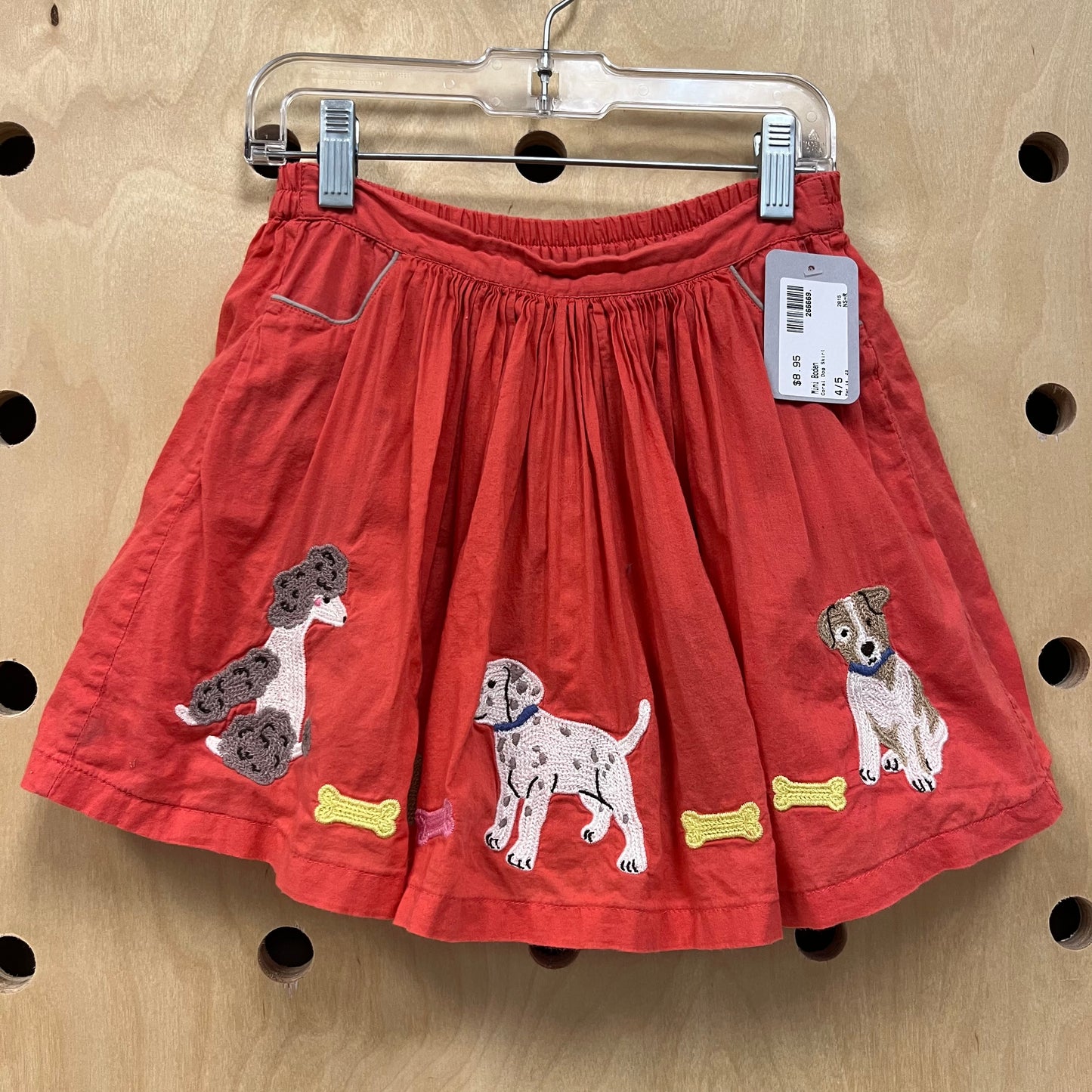 Coral Dog Skirt