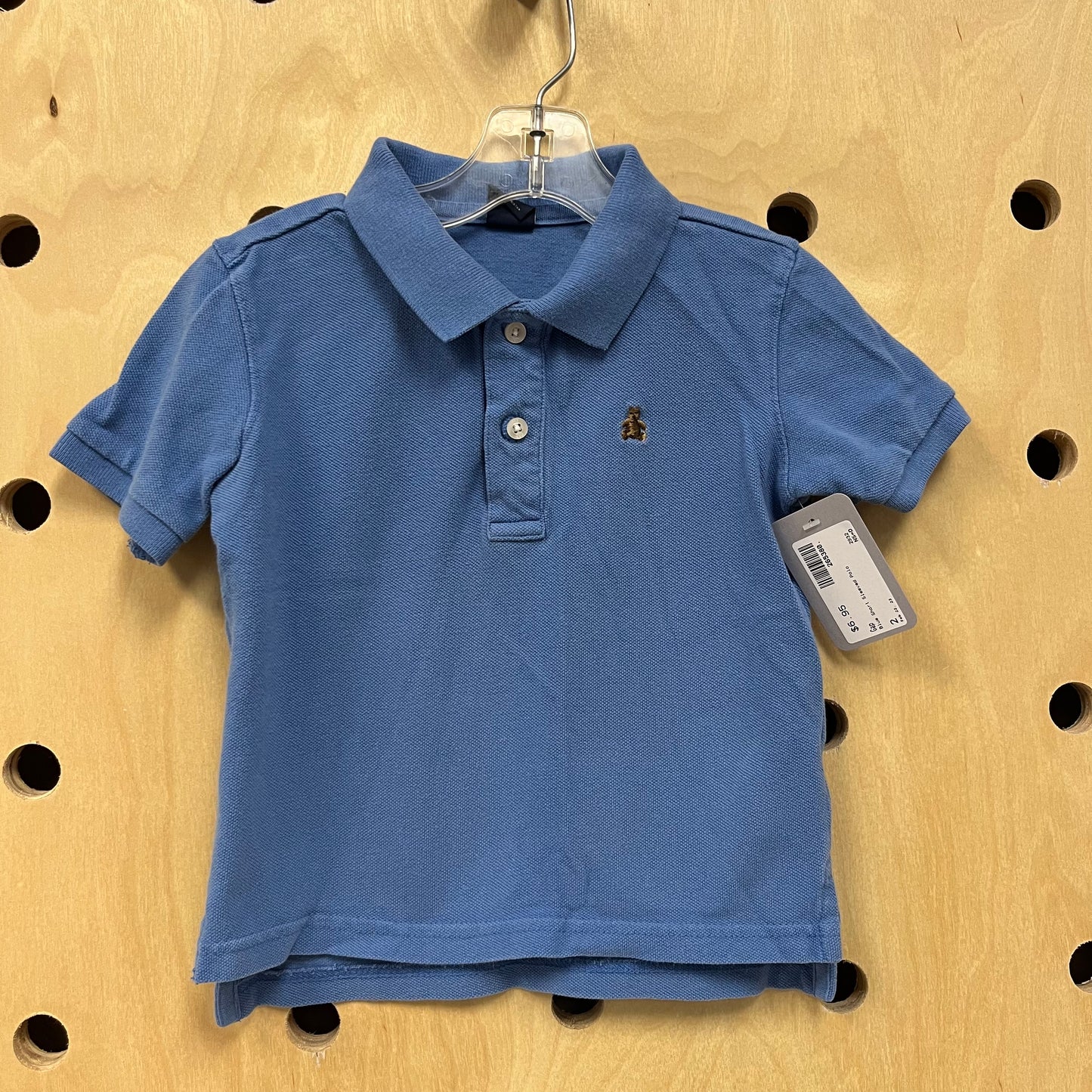 Blue Short Sleeved Polo