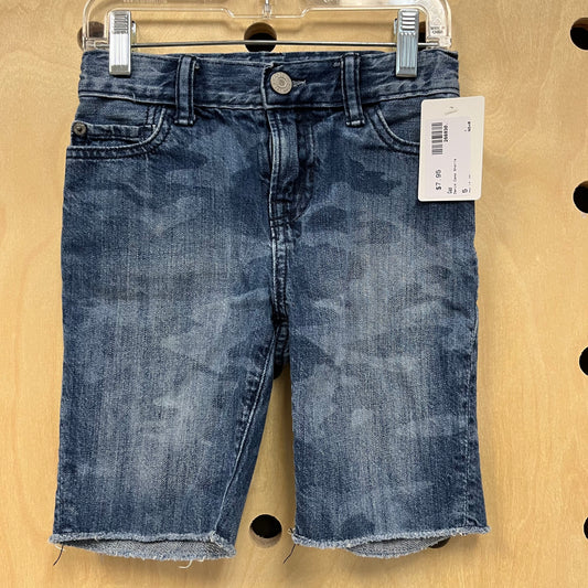 Denim Camo Shorts