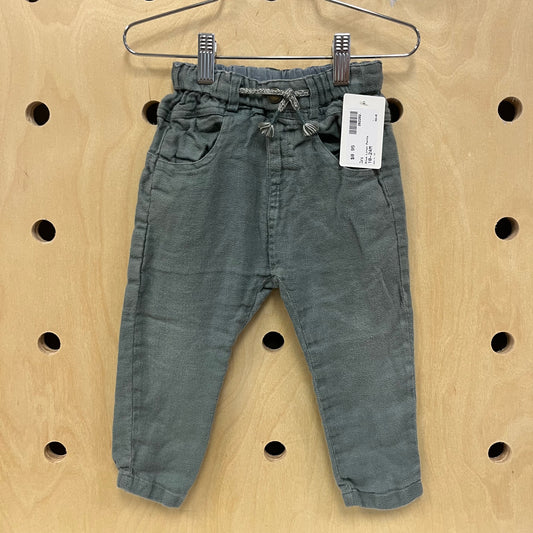 Blue Linen Pants