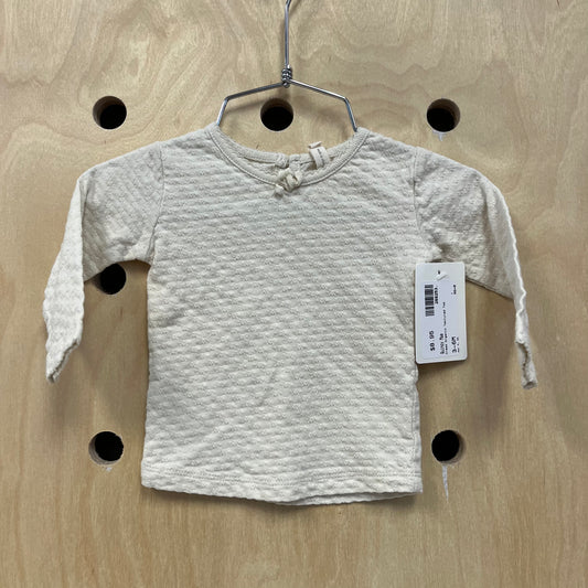 Cream Organic Textured Top