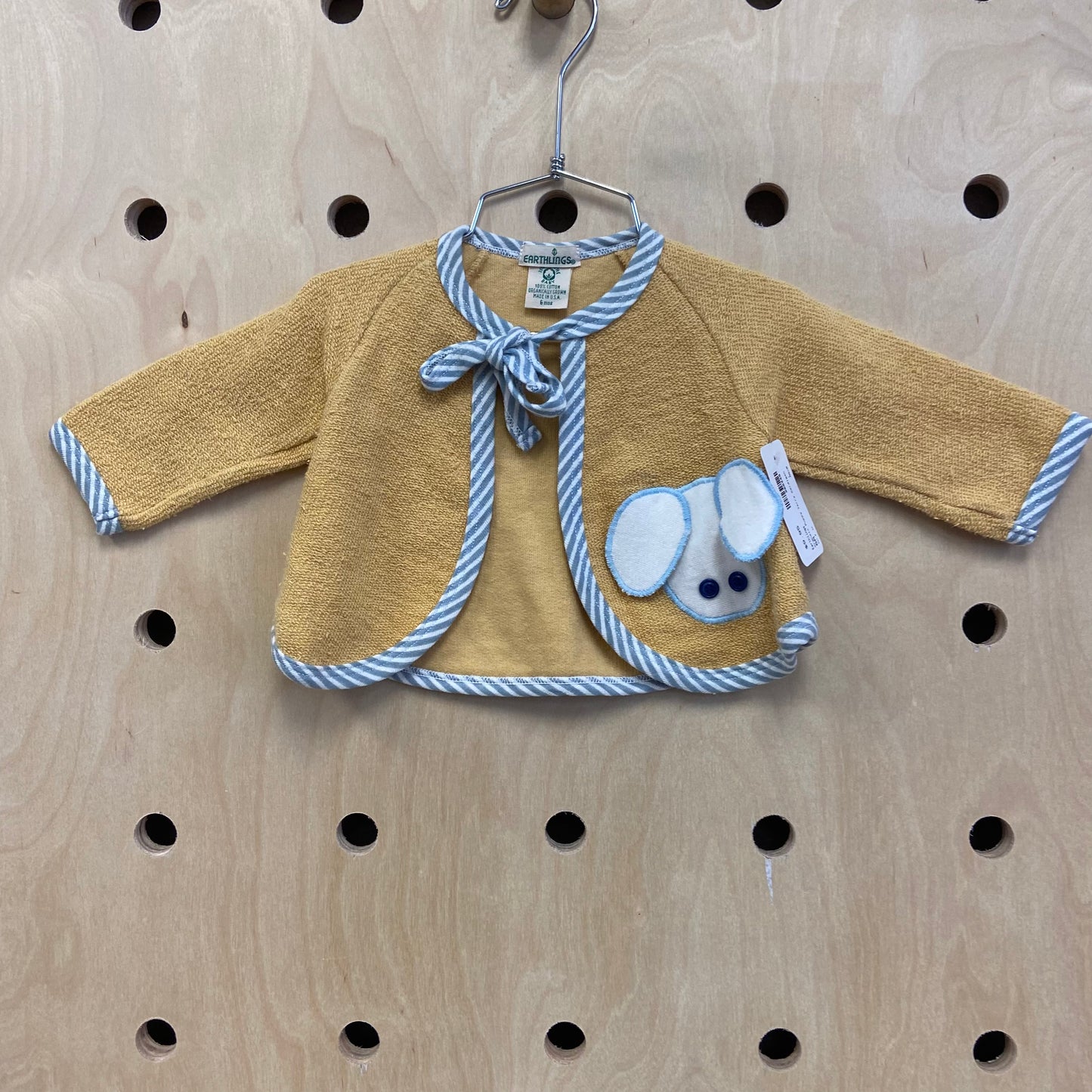 Orgnaic Puppy Terry Cardigan