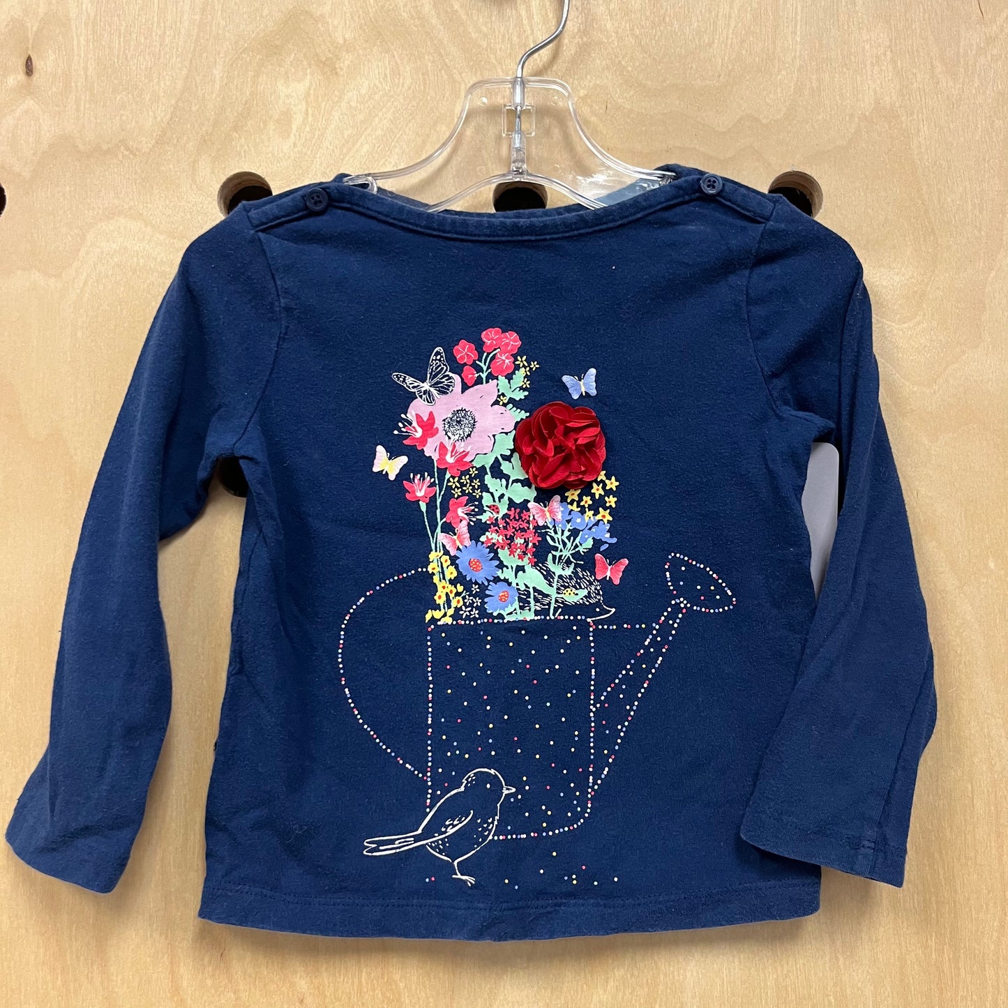 Blue Watering Can Long Sleeve