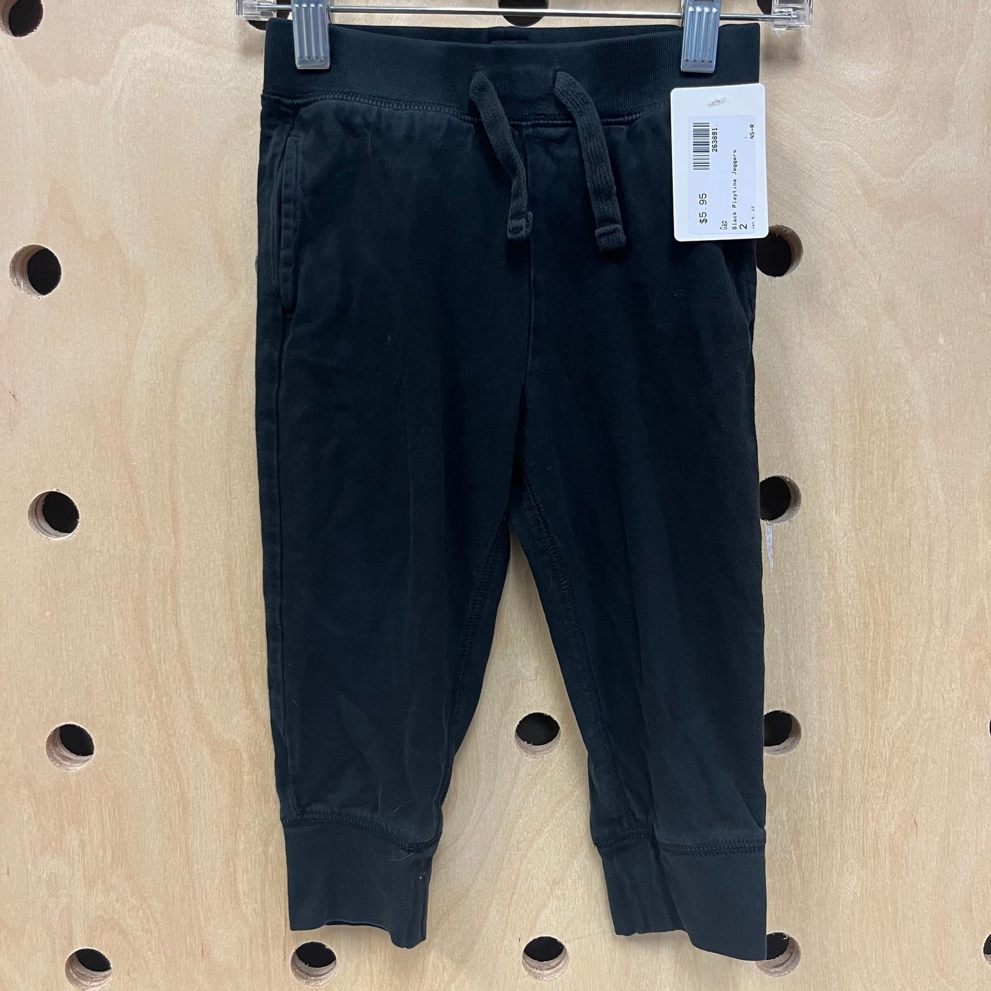 Black Playtime Joggers