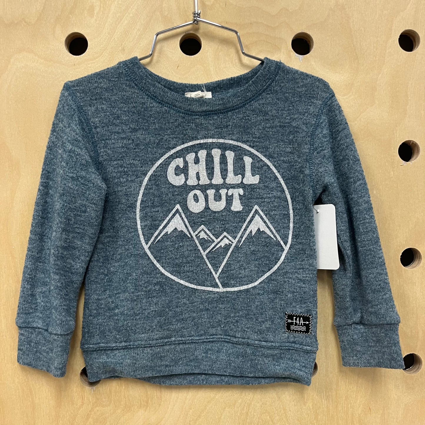 Blue Chill Out Knit Pullover