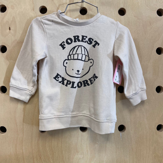 Cream Firest Explorer Sweatshi