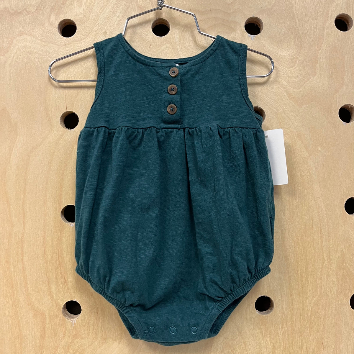 Teal Bubble Romper