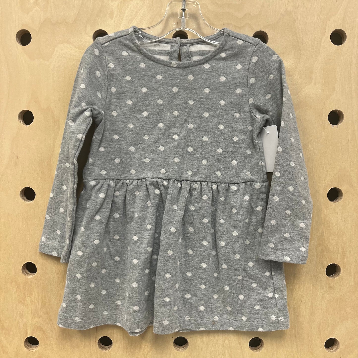 Grey Polka Dot Dress