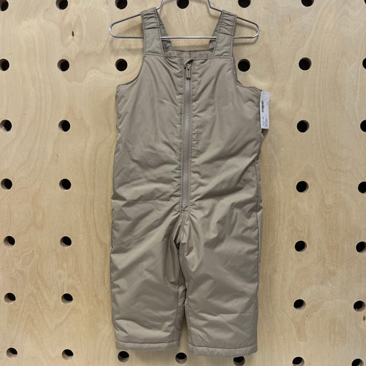 Beige Snow Bib