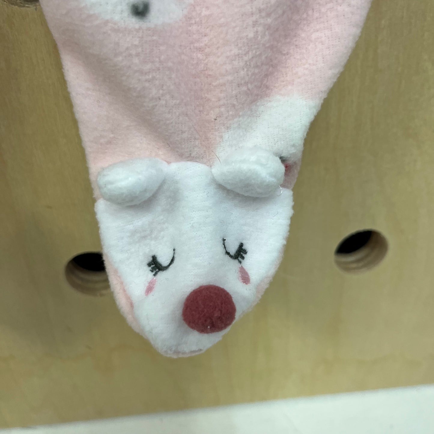 Pink Holiday Footies NEW!