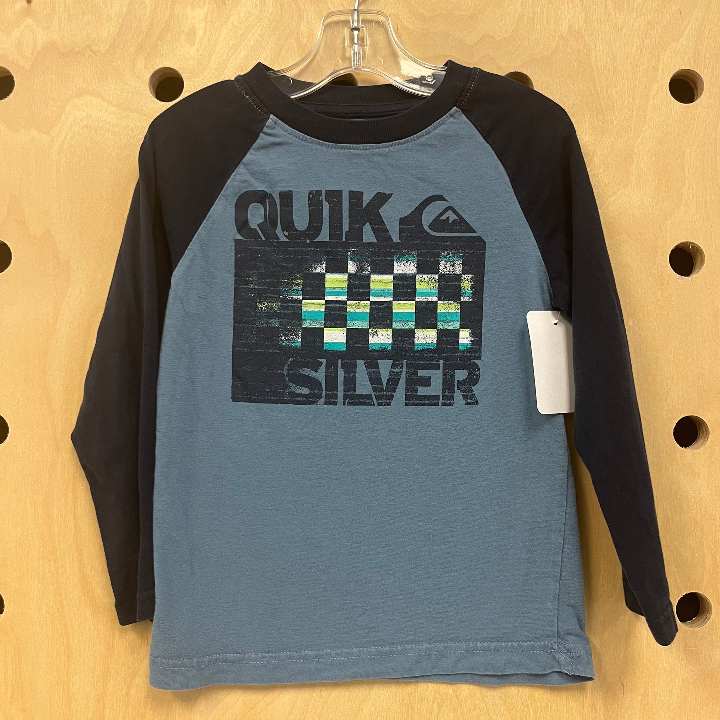 Blue Logo Raglan