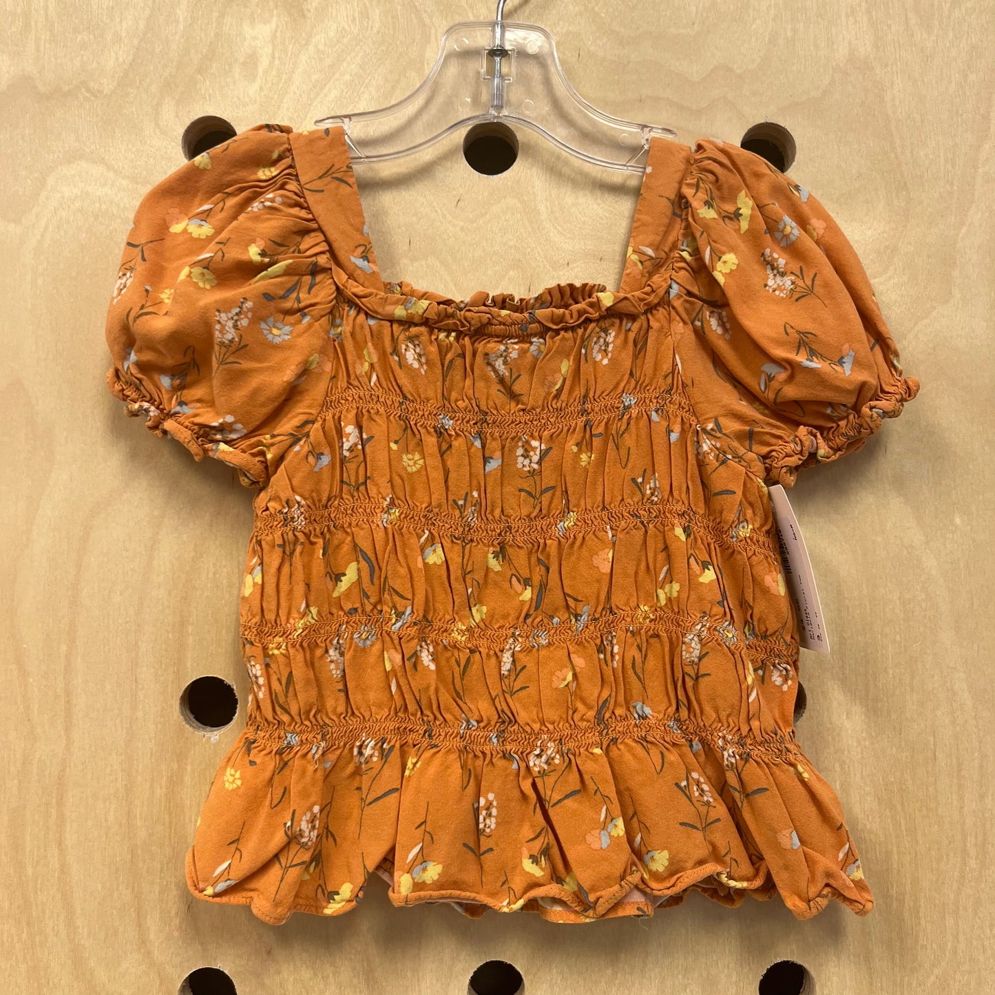Marigold Floral Top