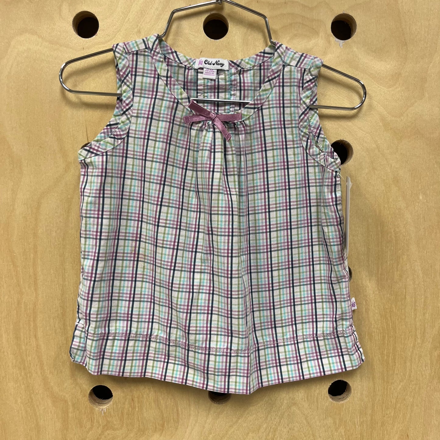 Purple Plaid Top