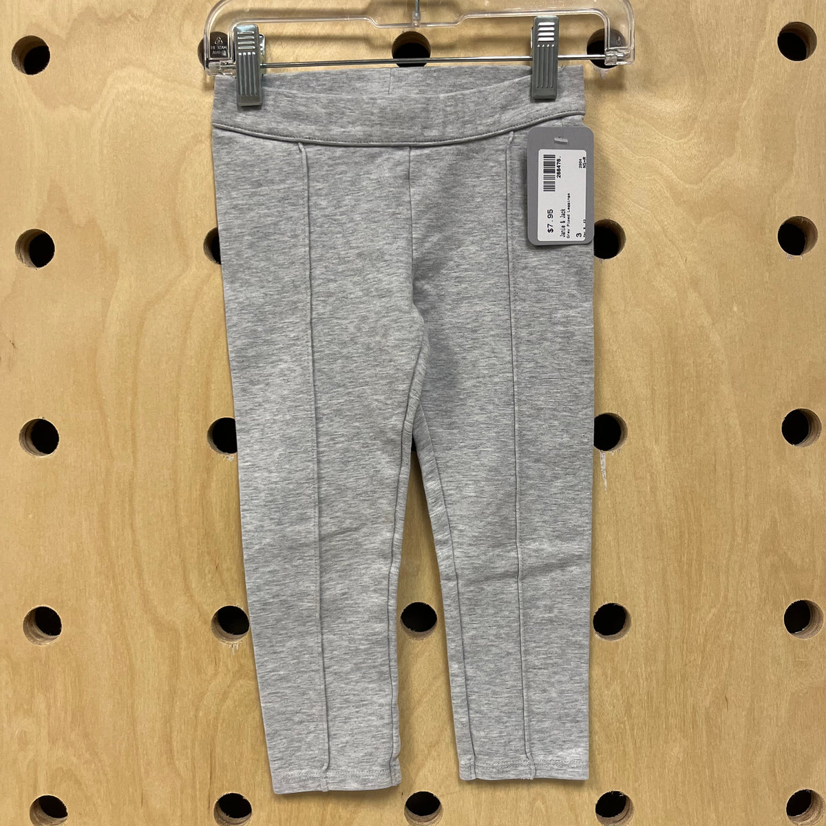 Grey Piped Leggings