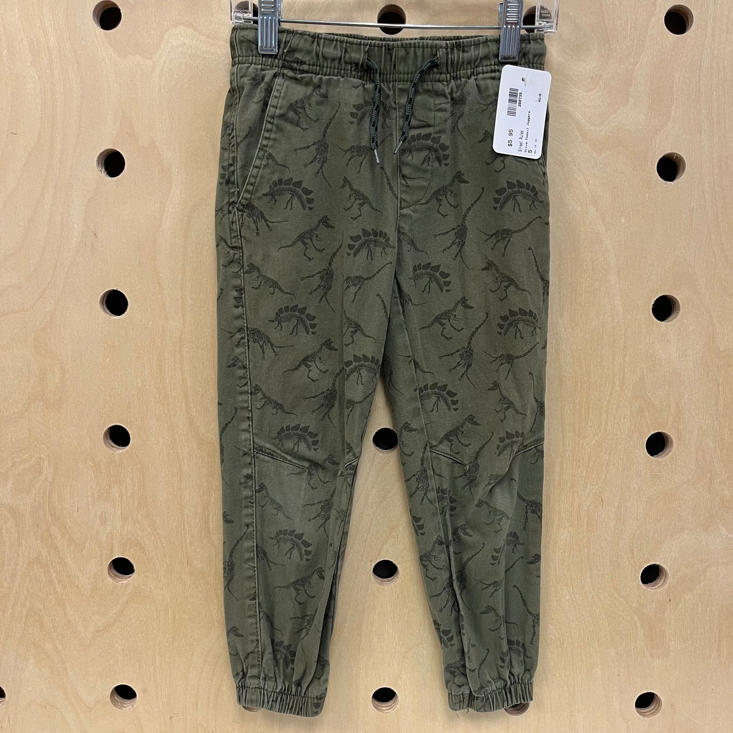 Olive Fossil Joggers