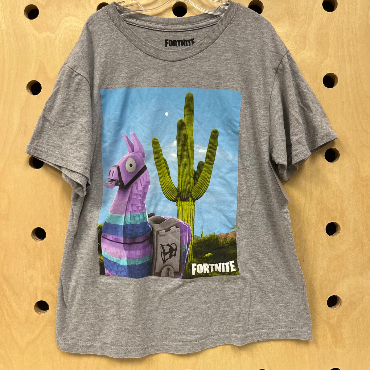 Grey Fortnite Tee