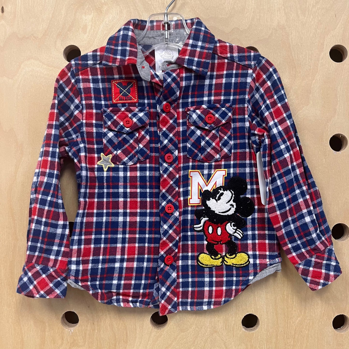 Mickey Applique Flannel