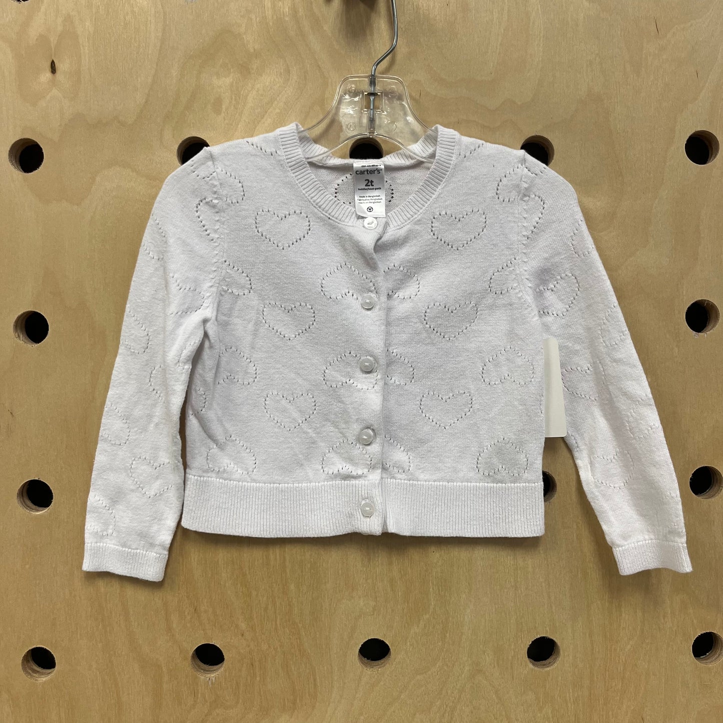 White Hearts Cardigan