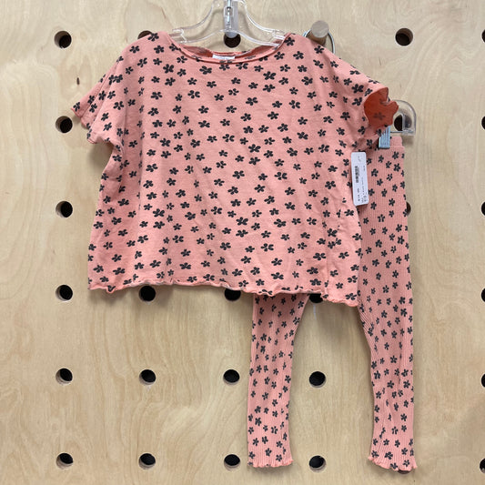 Coral & Black Outfit