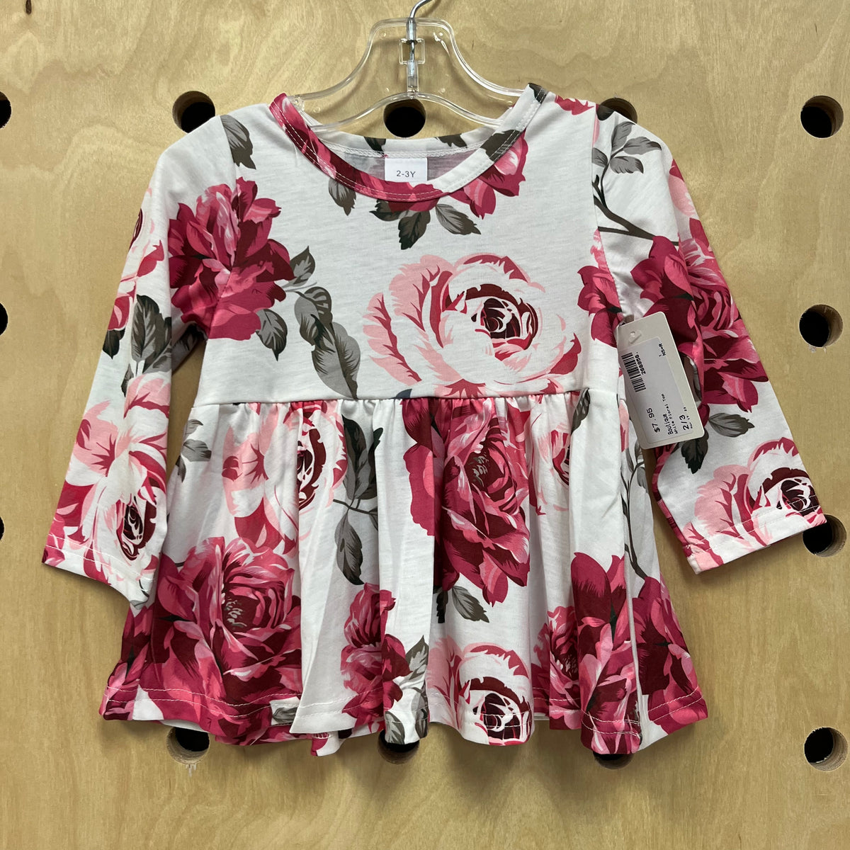 White Floral Top