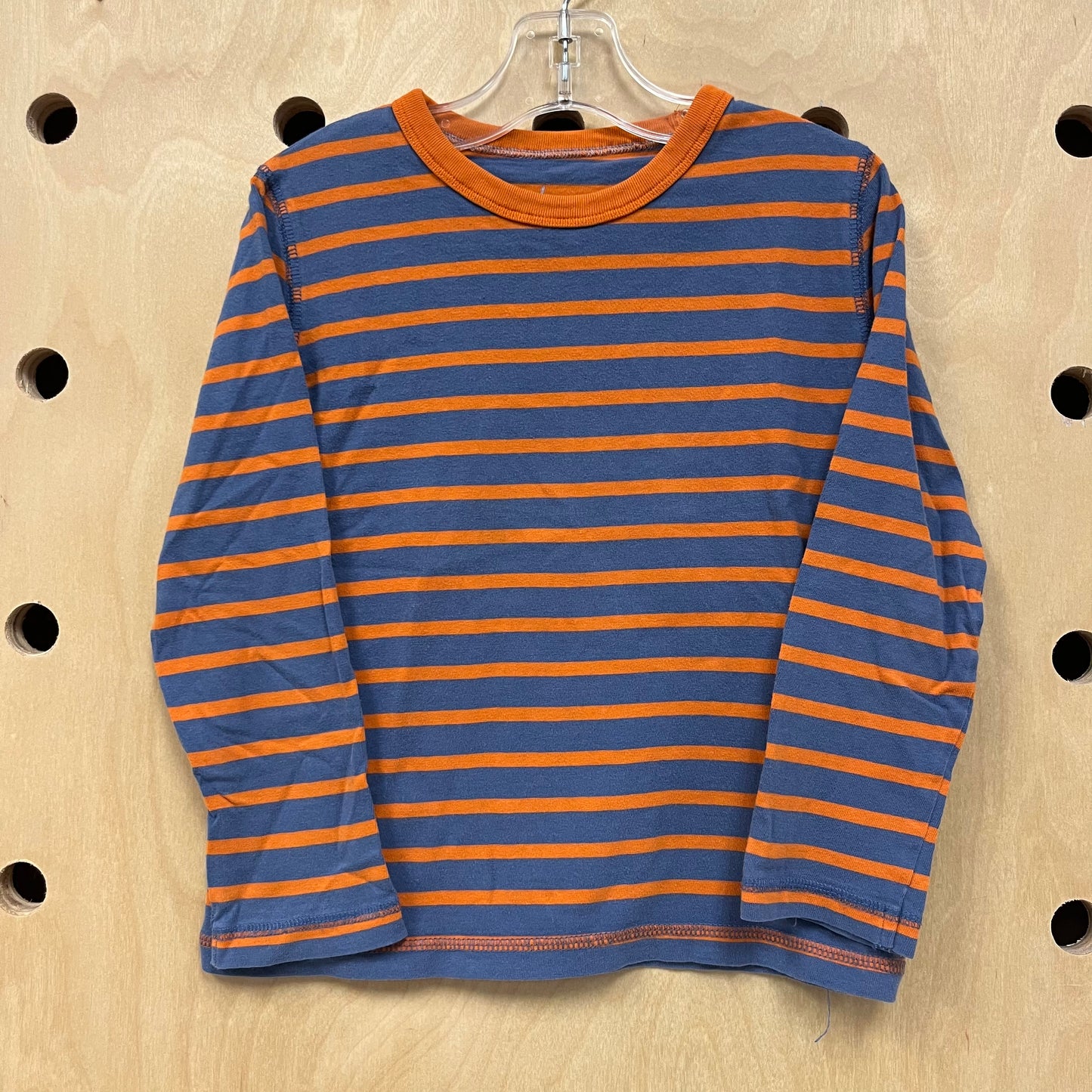 Blue & Orange Striped Long Sleeve