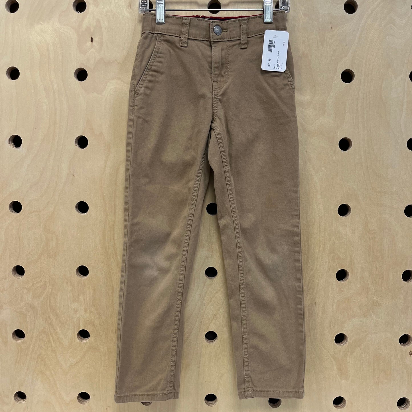 Khaki Regular Pants