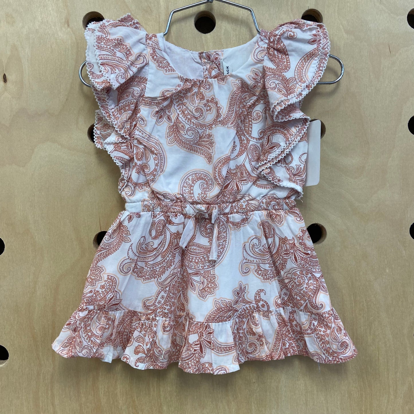 White Paisley Dress
