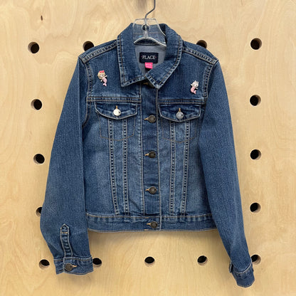 Mermaid Pin Denim Jacket