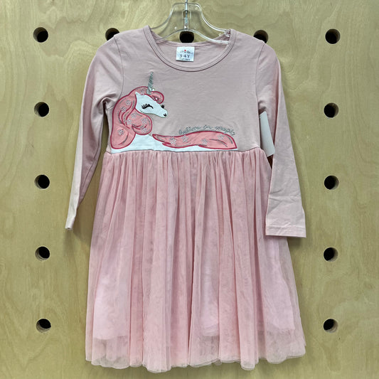 Believe in Magic Long Sleeve Tulle Dress