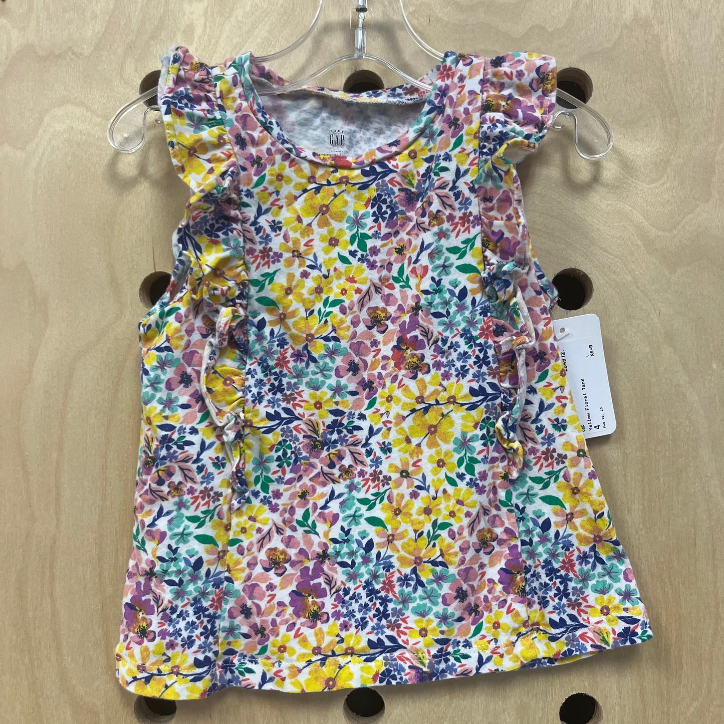 Yellow Floral Tank