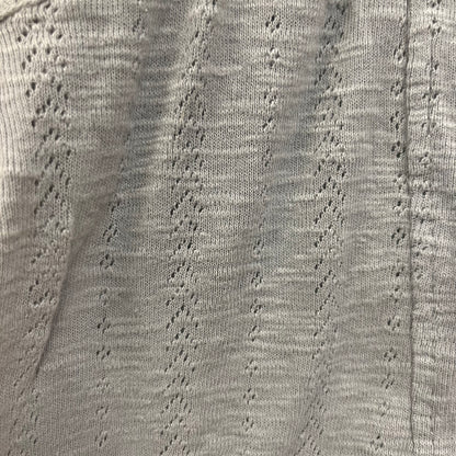 Grey Lacey Knit Organic Pants