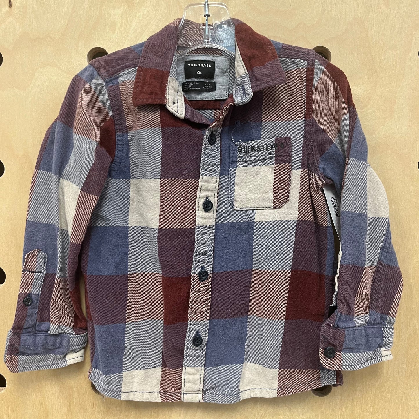 Burgundy + Plum Plaid Flannel
