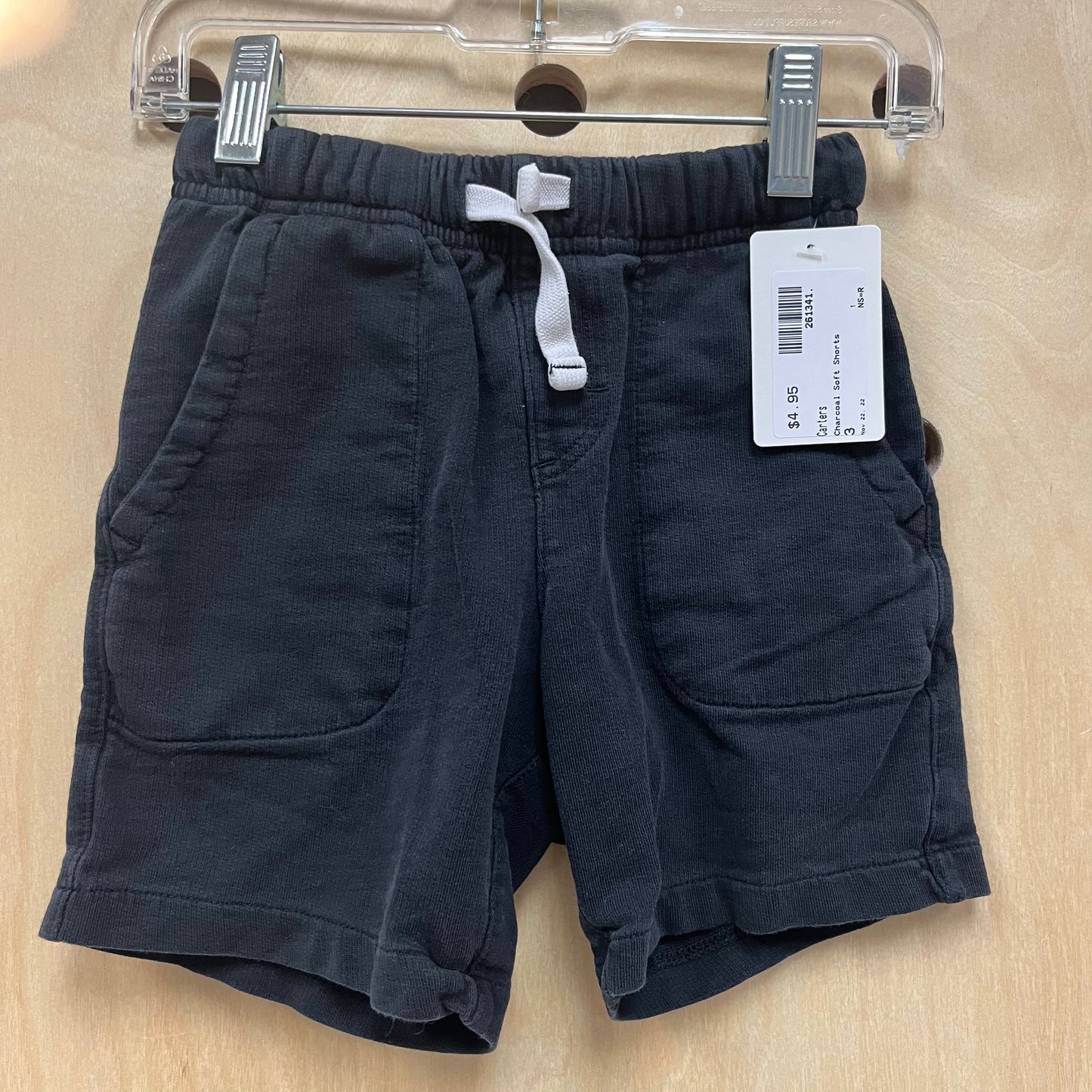 Charcoal Soft Shorts