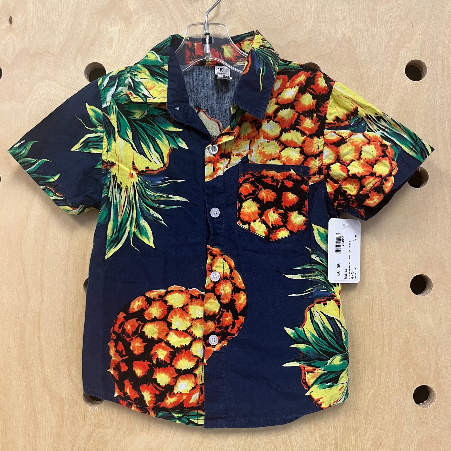 Pineapple Button Up Shirt