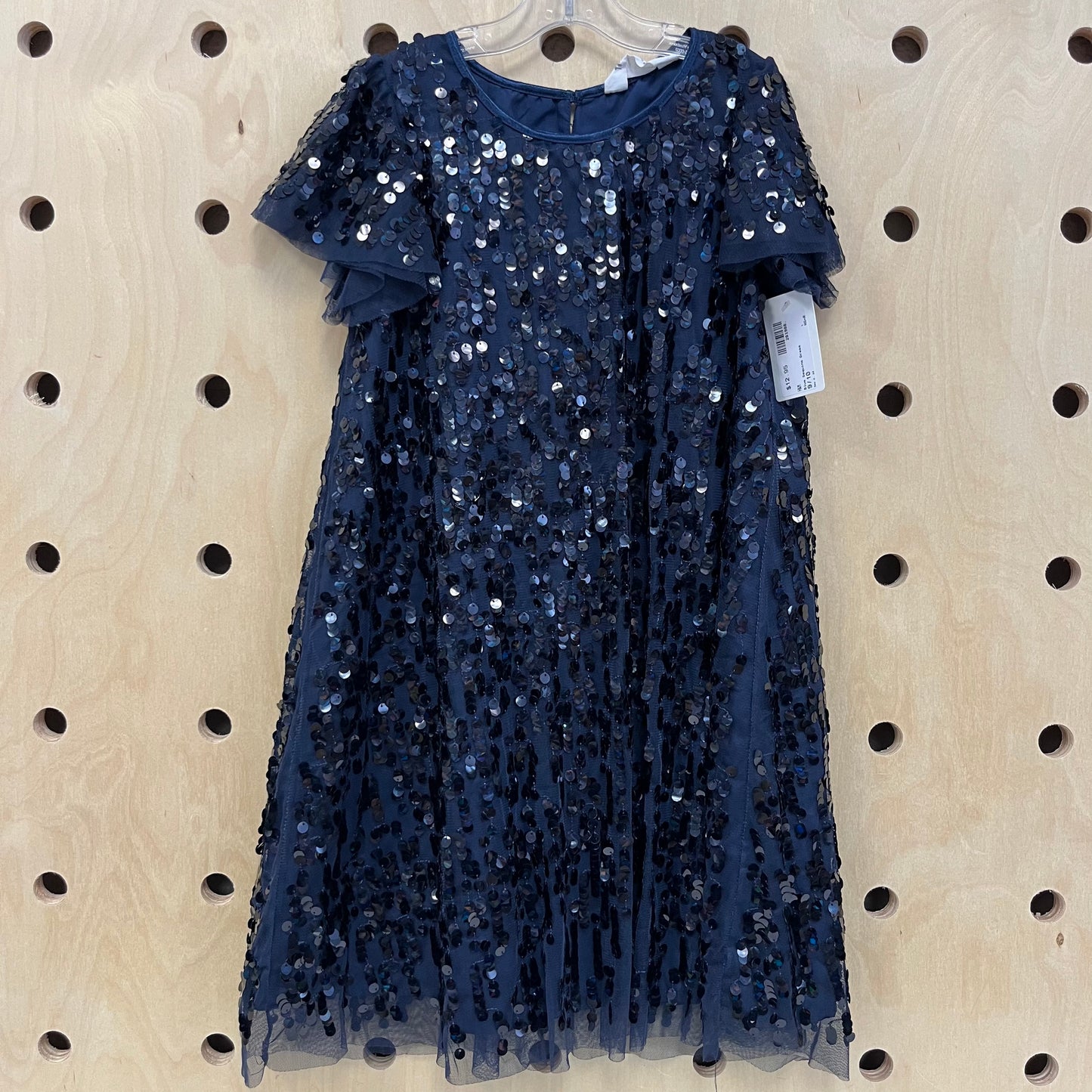 Blue Sequins Dress
