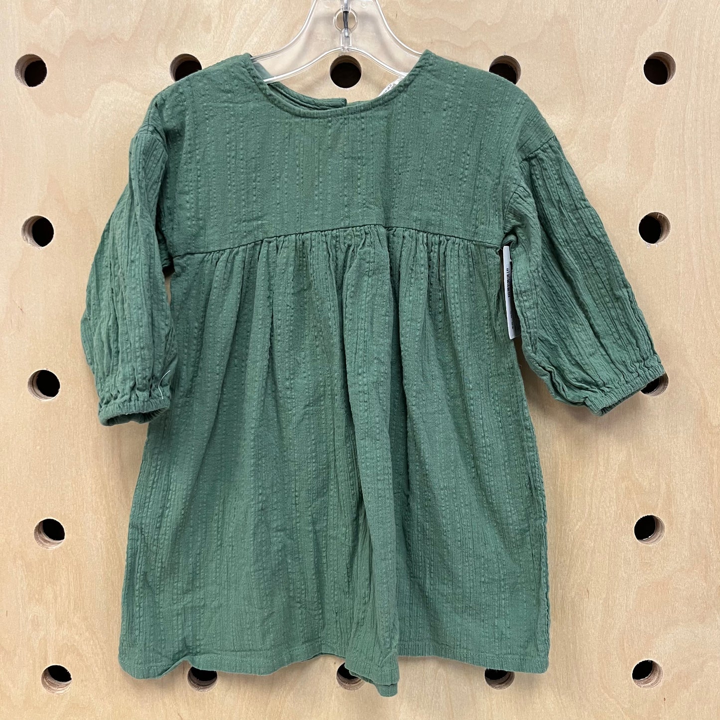 Olive Gauze Dress