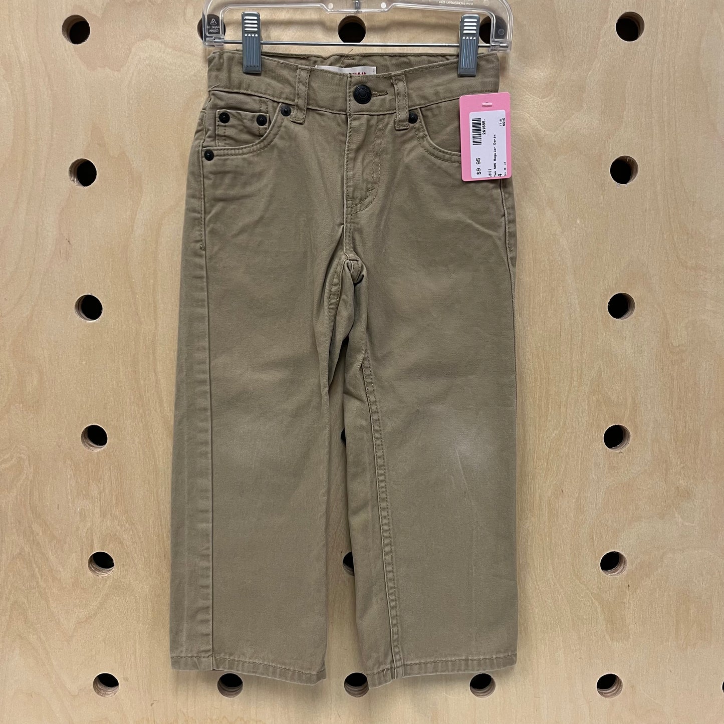 Tan 505 Regular Denim