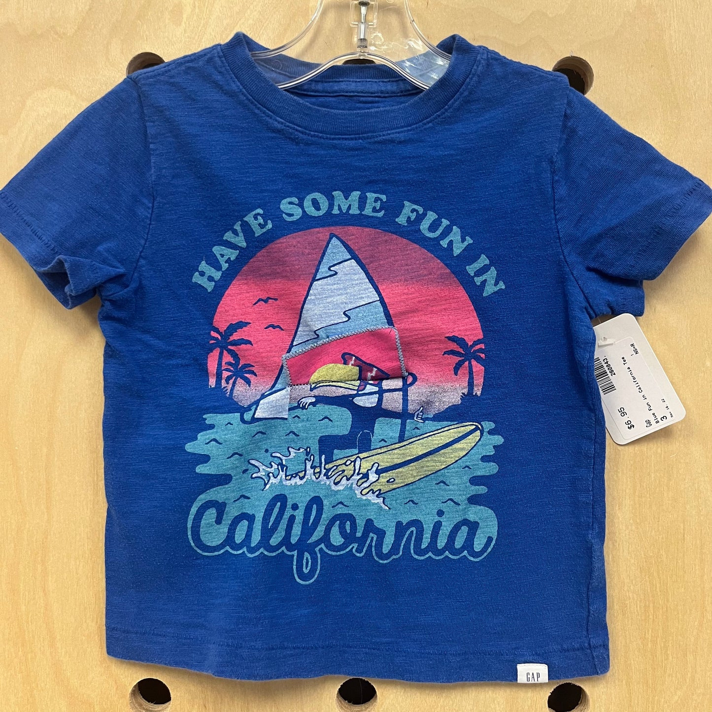 Blue Fun in California Tee