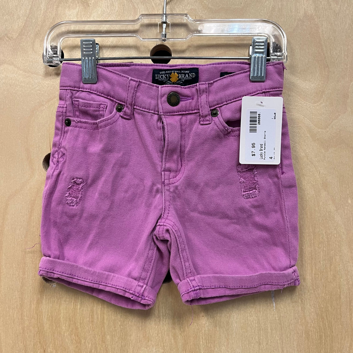 Purple Kendall Shorts