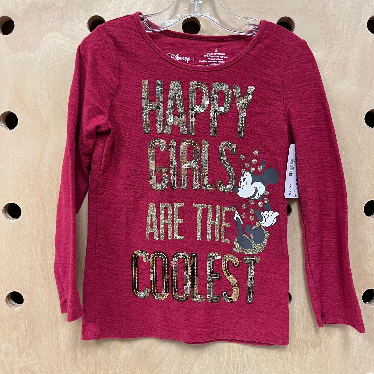 Happy Girls Minnie Sequin Top
