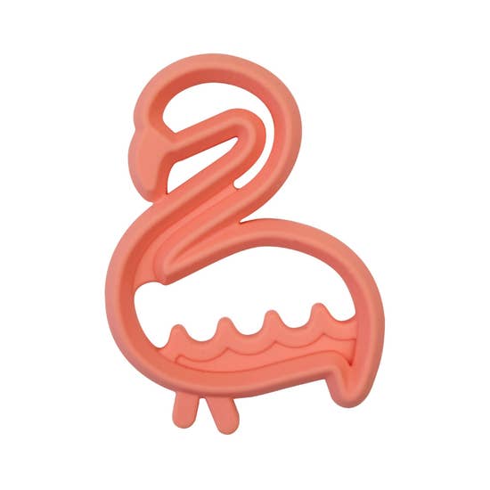 Silicone Teether- Flamingo