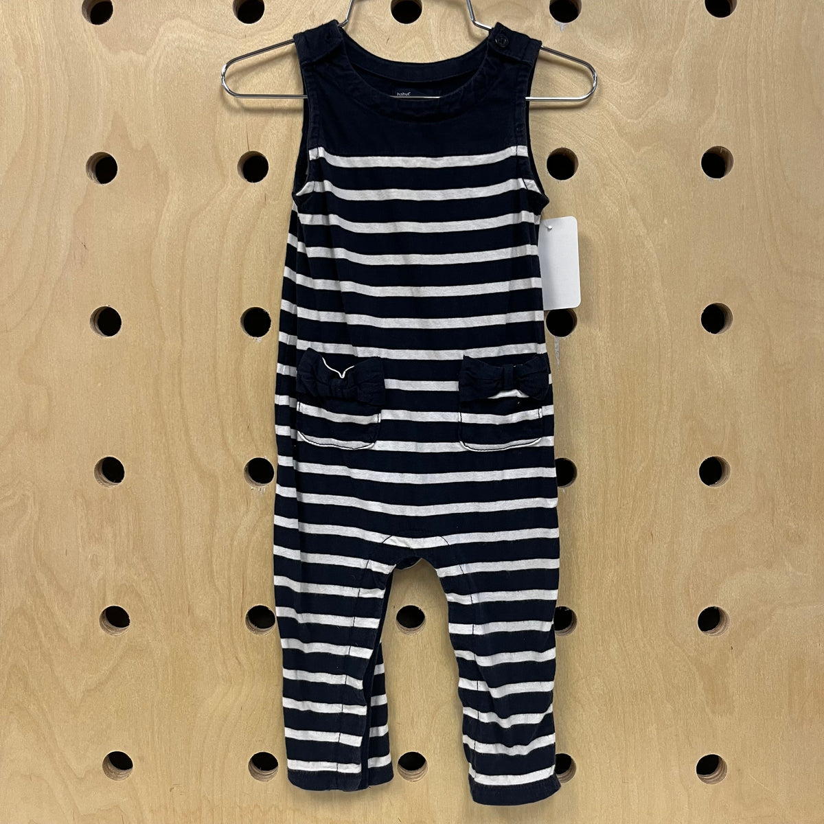 Blue Striped Romper