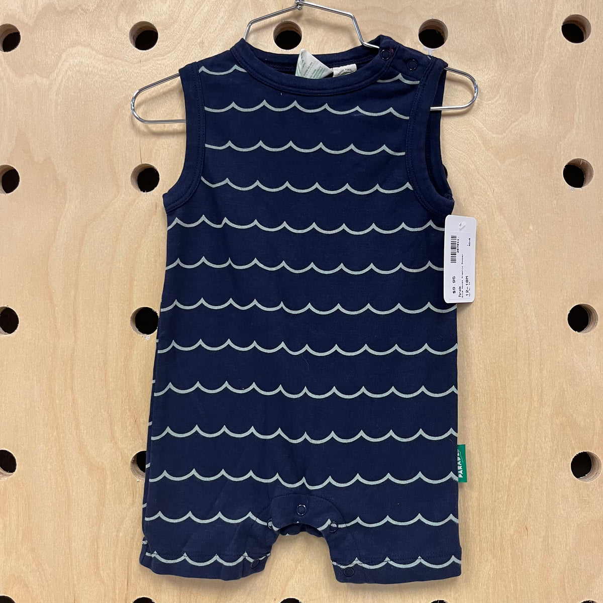 Blue Waves Organic Romper