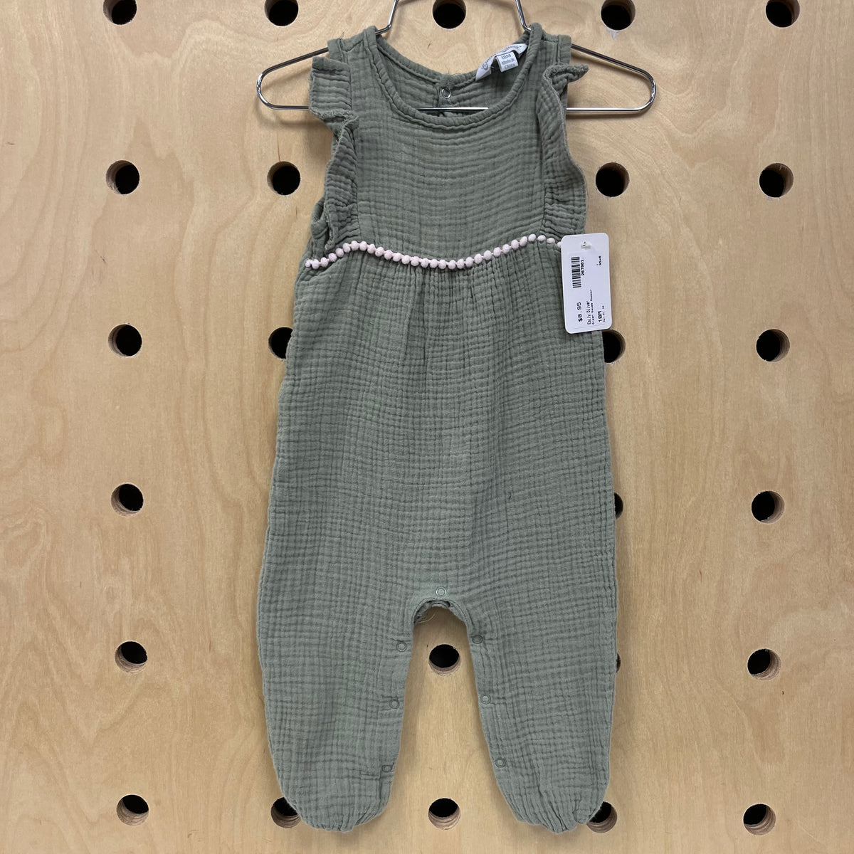 Green Gauze Romper