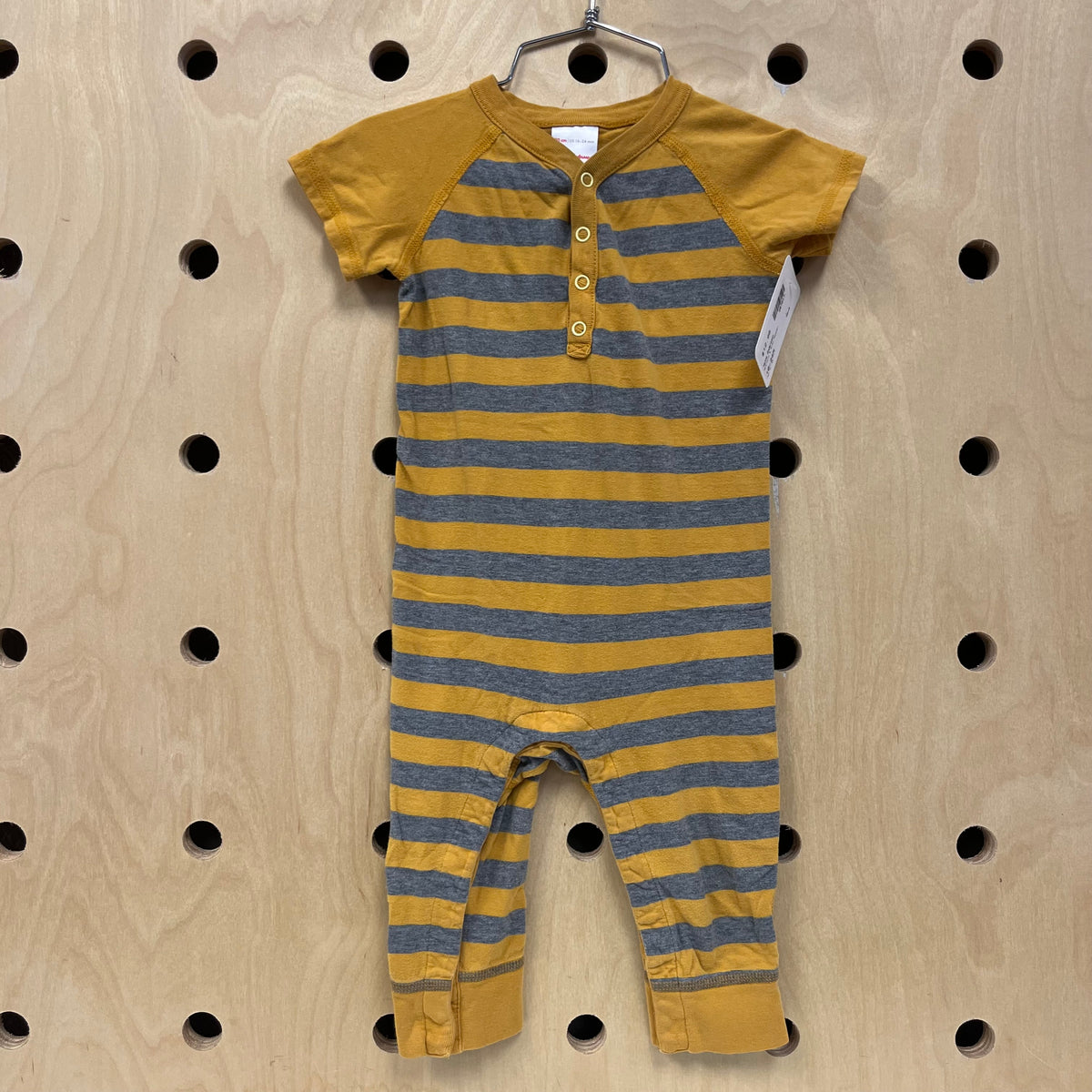Mustard & Grey Romper
